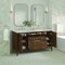 James Martin Vanities 60'' Double Vanity, Mid Century Walnut w/ 3 CM Victorian Silver Quartz Top 485-V60D-WLT-3VSL - alternate 4